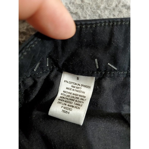 Arizona Jeans Co Jeans Hi Rise Skinny Womens 5 Black Skinny Leg‎ Denim Pants - Picture 11 of 11